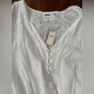 Aerie white summery dress